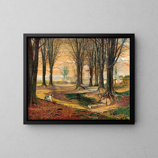 Hêtre - John Atkinson Grimshaw — oprawiony obraz na ścianie