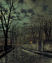Listopad - John Atkinson Grimshaw — widok dzieła