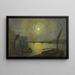 Most Southwark od Blackfriars przy księżycu - John Atkinson Grimshaw — oprawiony obraz na ścianie