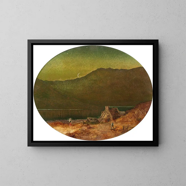 Le Croissant - John Atkinson Grimshaw — oprawiony obraz na ścianie