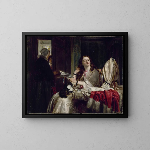 Le Matin de la Saint-Valentin - John Callcott Horsley — oprawiony obraz na ścianie