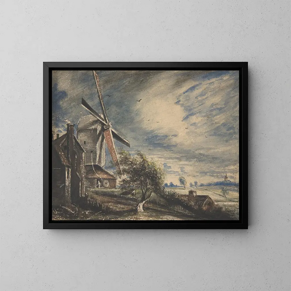 Un moulin près de Colchester - John Constable — oprawiony obraz na ścianie