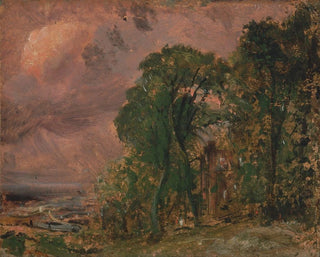 John Constable - A View at Hampstead with Stormy Weather.webp
