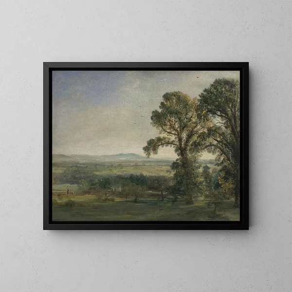 Bardon Hill, Coleorton Hall - John Constable — oprawiony obraz na ścianie