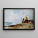 pejzażu nadmorskiego w pobliżu Brighton - John Constable — oprawiony obraz na ścianie
