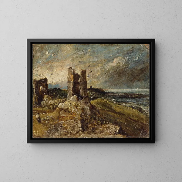 Château de Hadleigh - John Constable — oprawiony obraz na ścianie