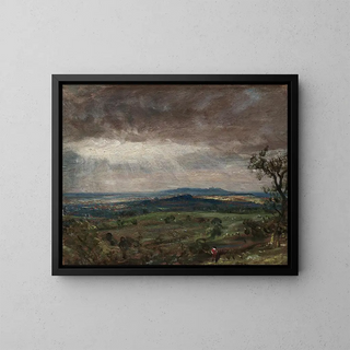 Widok na Hampstead Heath w kierunku Harrow - John Constable — oprawiony obraz na ścianie