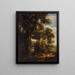 pejzaż z pasterzem i kozami - John Constable — oprawiony obraz na ścianie