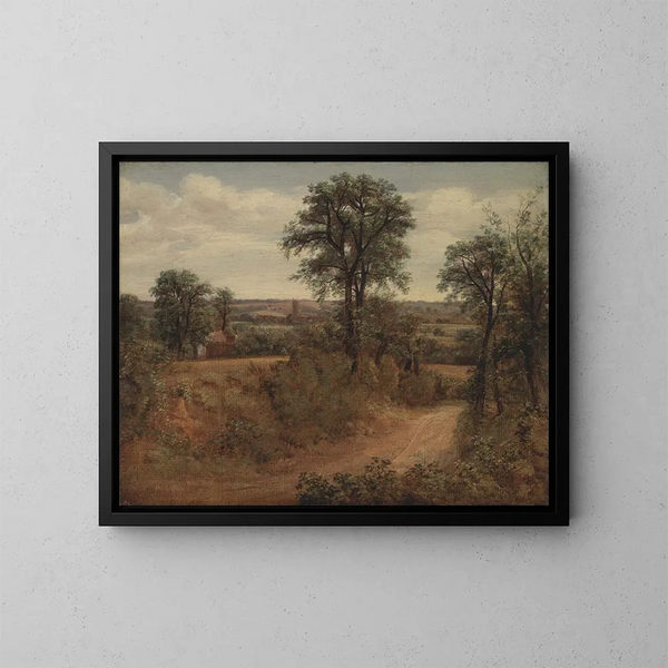 Aleja w pobliżu Dedham - John Constable — oprawiony obraz na ścianie