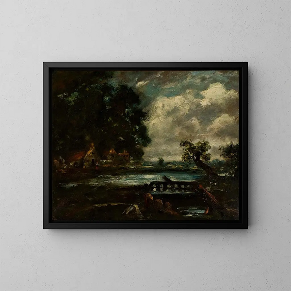 Studium konia skaczącego - John Constable — oprawiony obraz na ścianie