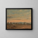 pejzażu letniego wieczoru - John Constable — oprawiony obraz na ścianie