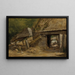 Le Vieux hangar à moulin Dedham - John Constable — oprawiony obraz na ścianie