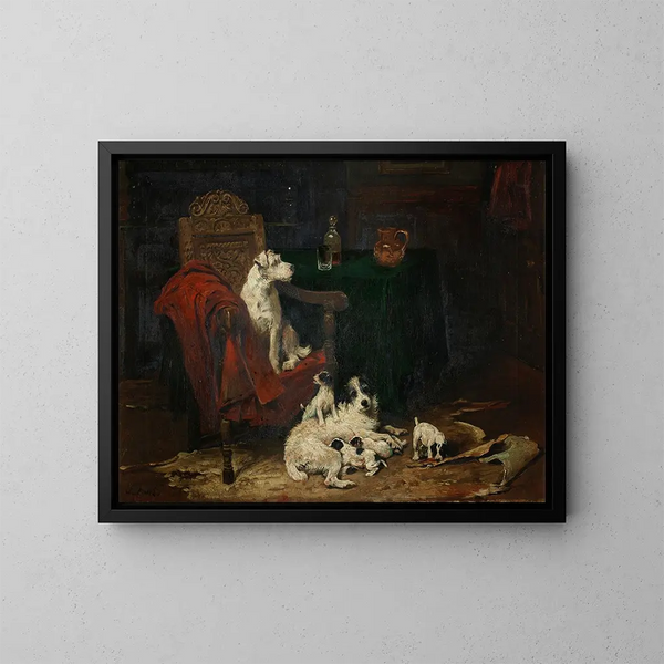 Anticipation - John Emms — oprawiony obraz na ścianie