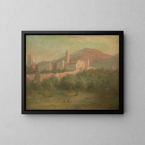 Alhambra, Grenada, Hiszpania - John Ferguson Weir — oprawiony obraz na ścianie