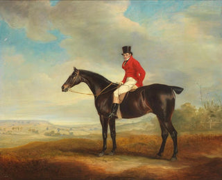 John Ferneley - Sir Harry Goodricke Master Of The Quorn On His Hunter Dr Russell.webp