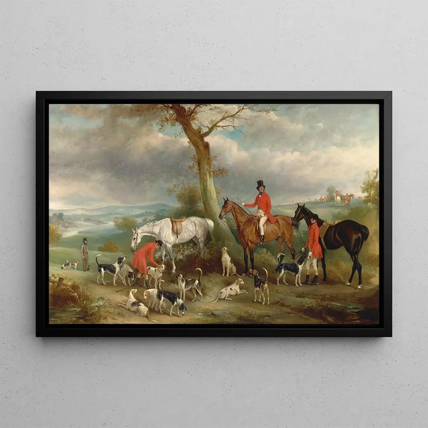 John Ferneley - Thomas Wilkinson MFH with the Hurworth Foxhounds.webp