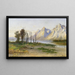 Jezioro Jackson w Wyoming - John Fery — oprawiony obraz na ścianie