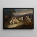 Mazeppa - John Frederick Herring l'Ancien — oprawiony obraz na ścianie