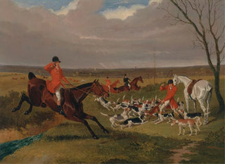 La chasse de Suffolk à la mort - John Frederick Herring l'Ancien — widok dzieła