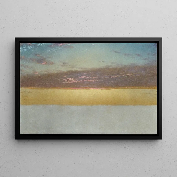 Niebo o zachodzie słońca - John Frederick Kensett — oprawiony obraz na ścianie