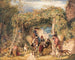 Figury i zwierzęta w winnicy - John Frederick Lewis — widok dzieła