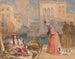 Sprzedawcy owoców na weneckim kanale - John Frederick Lewis — widok dzieła