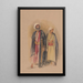 Cheikh Hussein de Gebel Tor i jego syna - John Frederick Lewis — oprawiony obraz na ścianie