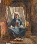 szkicowy do "W Kairze, Bezestein El Khan Khalil" - John Frederick Lewis — widok dzieła