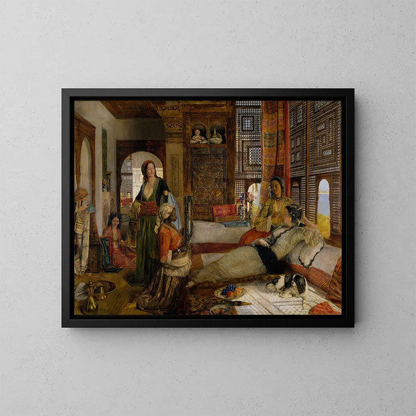 Le Harem - John Frederick Lewis — oprawiony obraz na ścianie