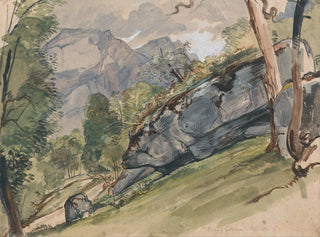 La vallée de Lutscheuen - John Frederick Lewis — widok dzieła