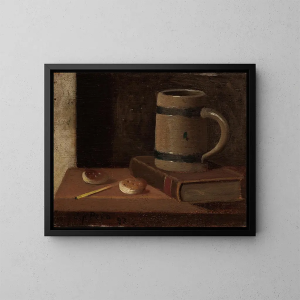 MugBook Biscuits et Allumettes - John Frederick Peto — oprawiony obraz na ścianie