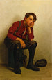 Przerwa w interesach - John George Brown — widok dzieła