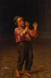 Pewne przejęcie - John George Brown — widok dzieła