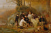 Reklamacja strzału, grupa portretów po polowaniu w Adirondacks - John George Brown — widok dzieła