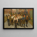 Notre bande - John George Brown — oprawiony obraz na ścianie