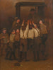La ruée vers les journaux du soir - John George Brown — widok dzieła