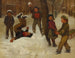 Zimowa zabawa - John George Brown — widok dzieła