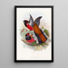 Trogon de Diard - John Gould — oprawiony obraz na ścianie