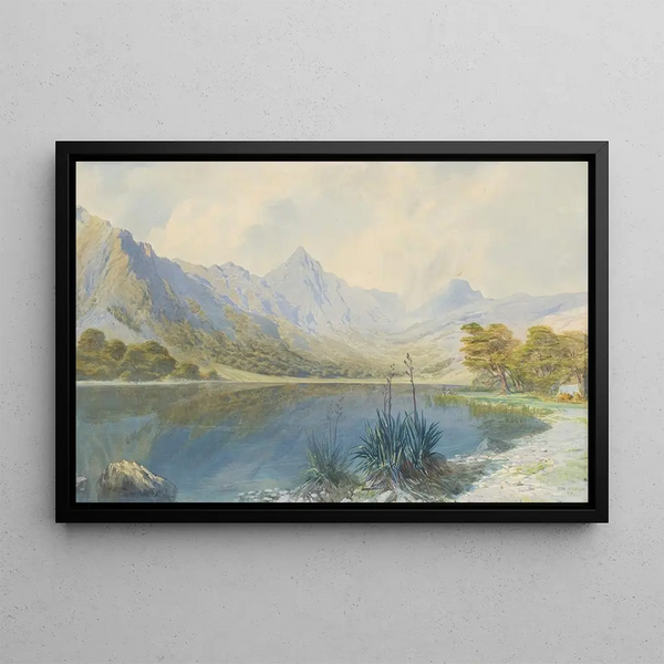 John Gully - Lake scene Lake Te Wharau.webp
