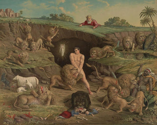 John H Buffords  Sons - Twelve Temptations  Daniel in the Lions Den.webp
