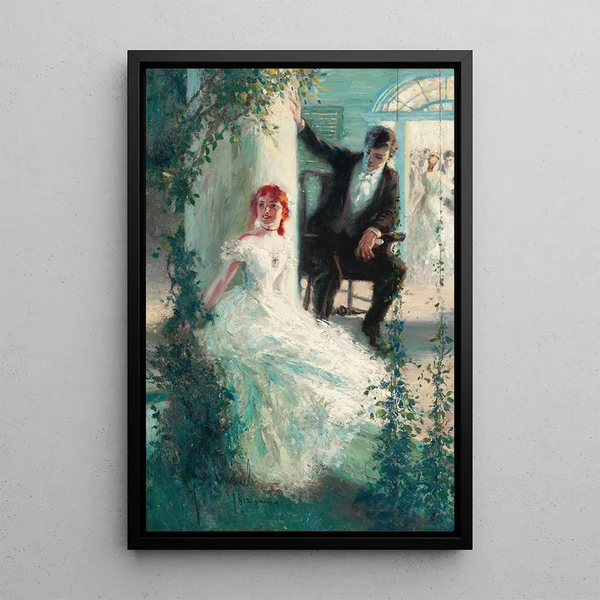 John Harmon Cassel - Young Couple Having a Casual Conversation.webp
