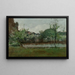 pejzaż z domkami - John Henry Twachtman — oprawiony obraz na ścianie