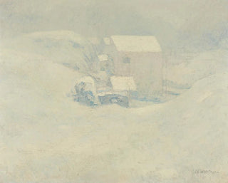 Śnieg - John Henry Twachtman — widok dzieła