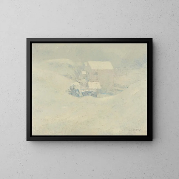 Śnieg - John Henry Twachtman — oprawiony obraz na ścianie
