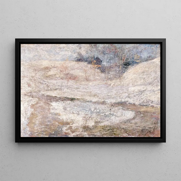 Le Ruisseau, Greenwich, Connecticut - John Henry Twachtman — oprawiony obraz na ścianie