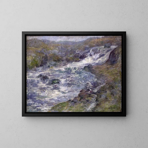 Le Torrent - John Henry Twachtman — oprawiony obraz na ścianie
