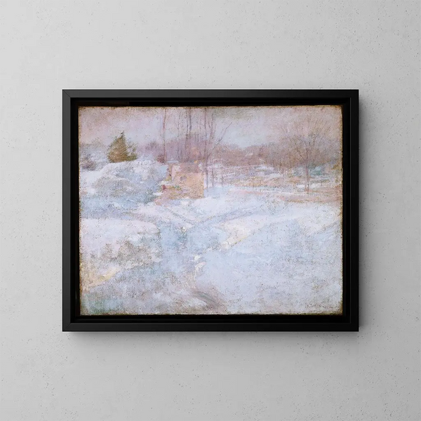 Zima - John Henry Twachtman — oprawiony obraz na ścianie