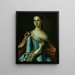 Mme William Carmichael - John Hesselius — oprawiony obraz na ścianie