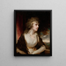 Portret damy - John Hoppner — oprawiony obraz na ścianie