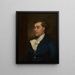 Portret mężczyzny - John Hoppner — oprawiony obraz na ścianie